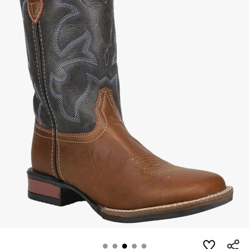 ROPER Unisex Kids Western‎ Square Toe Boot size 7-Big Kid/ Womens 8.5